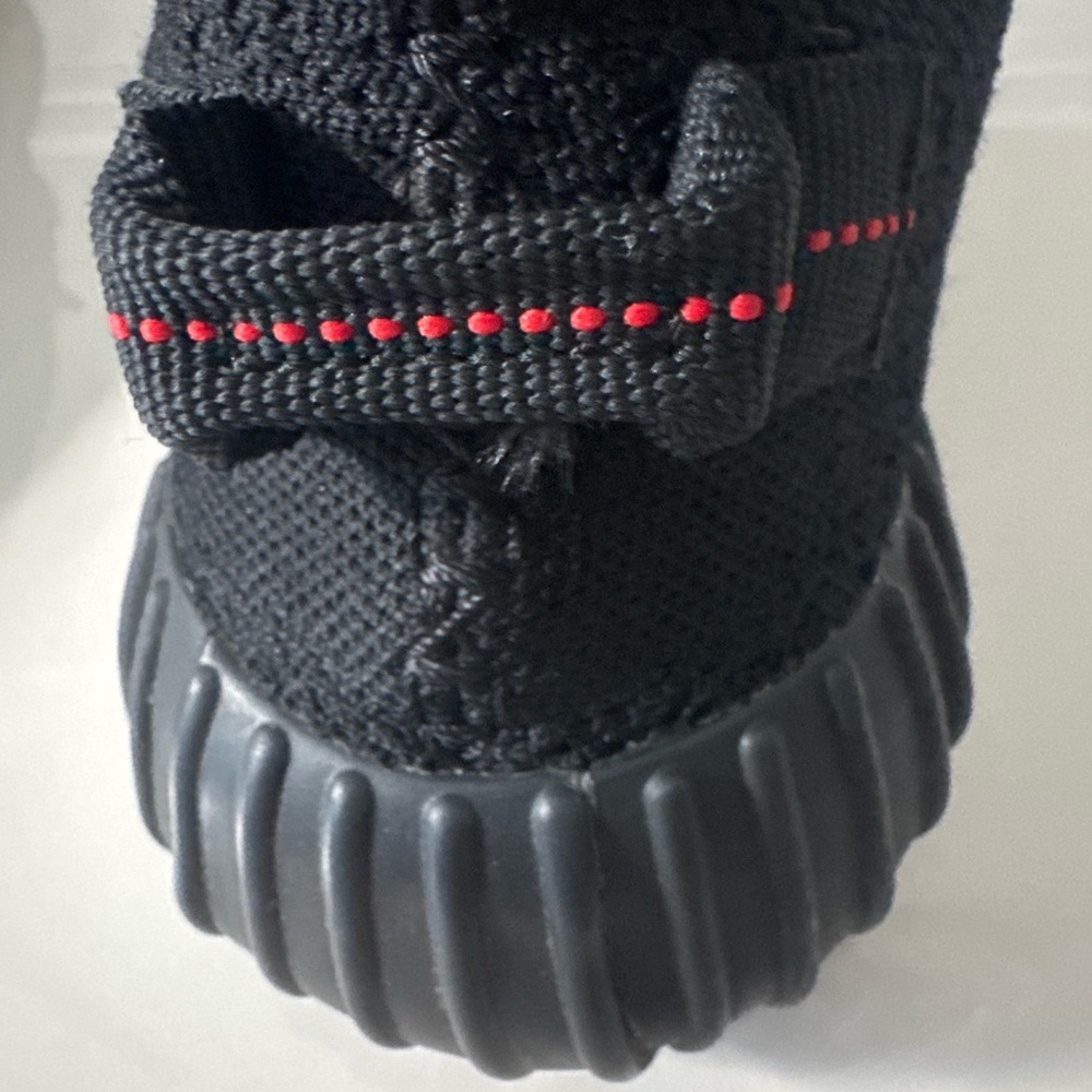 Adidas Yeezy Boost 350 V2 “Bred” Black Red SPLY-350 Sneakers – Size 7.5 - Picture 3 of 10